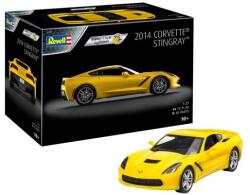 Revell Kit model 2014 Corvette Stingray 466 CP sistem Easy click fara lipire, multicolor, pentru 10 ani+, Revell RV07825 (RV07825)