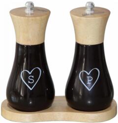 Heinner Set 2 Rasnite Sare & Piper 15 Cm +suport, Art Of Dining By Heinner (hr-jmw2x15)