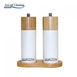 Heinner Set 2 Rasnite Sare & Piper 16 Cm+suport, Modern, Art Of Dining By Heinner (hr-jm2x16)