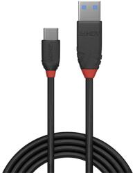 Lindy Cablu USB 3.2 Gen1 A - C Black Line, M/M 0, 15m, negru 36914 (36914)