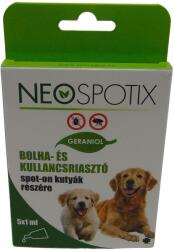 Neospotix Soluție antiparazitară Spot On Neospotix pentru câini 5 x 1 ml