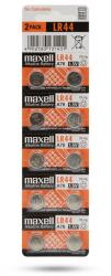 VEZ Maxell Elem - A76 gombelem, LR44, 1, 5V, 10db-os 18750 (18750)