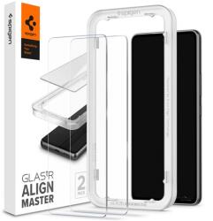 Spigen ALM FC képernyővédő üveg 2db (2.5D, extra karcálló, 9H, ultravékony, színkiemelés) ÁTLÁTSZÓ AGL04306 (AGL04306)