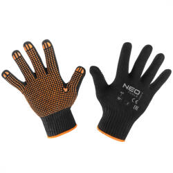 NEO TOOLS Munkakesztyű, latexbevonatú pamut polyesterrel, 2143X, méret: 10 (97-620-10)