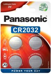 Panasonic CR2032EL/4B lítium gombelem (4db / bliszter) (CR-2032EL/4B)