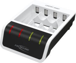 ANSMANN Comfort Smart akkumulátor töltő 1-4db AA/AAA akkuhoz (1001-0092)