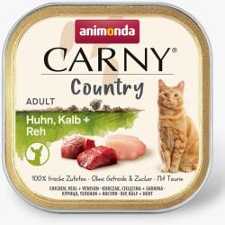 Animonda Carny Country Adult - csirke, borjú- és szarvashús 6 x 100 g