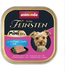 Animonda Vom Feinsten Adult Mini - baromfi, lazac és kapor 12 x 100 g