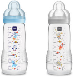 MAM Easy Active Műanyag cumisüveg 330 ml (fiús)