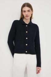 Morgan cardigan din bumbac culoarea albastru marin, călduros PPYH-SWD0I6_59X