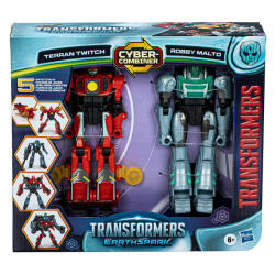 Hasbro Earthspark Cyber-combiner Terran Fricska és Robby Malto