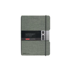Herlitz my. book flex A6 füzet 40 lapos pont. Len, szürke (50033720)