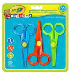 Crayola Mini Kids: 3 db-os műanyag olló készlet (71662681197)