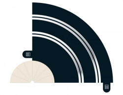 Scalextric Pályadarab SCALEXTRIC C8201 - Radius 1 Hairpin Curve 90° (2) (28-C8201)