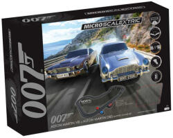 Scalextric Autópálya MICRO SCALEXTRIC G1171M - James Bond 007 Race Set - Aston Martin DB5 vs V8 Battery Powered Race Set (1: 64) (28-G1171M)