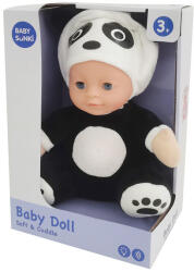  Zenélő, világító altató panda baba, 25 cm