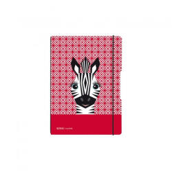 Herlitz my. book flex A6 füzet 40 lapos ponth. Cute A. Zebra (50039838)