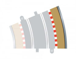 Scalextric Pályadarab SCALEXTRIC C8224 - Radius 3 Outer Border/Barrier 22.5° (28-C8224)