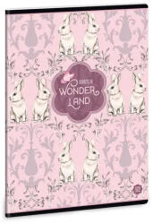 Ars Una Wonderland Rabbits A/5 extra kapcsos füzet-sima (93159449)