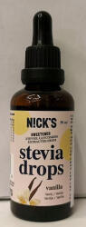N!CK'S vaníliás stevia csepp 50 ml - bioszallito