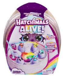 Spin Master : Hatchimals Alive! szivárvány színű keltető - 6 db-os