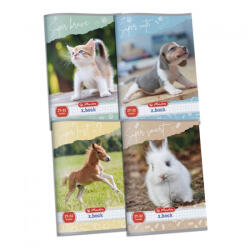 Herlitz Füzet A5/27-32 kockás Animal Hero (09087719)