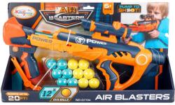 King Sport Pistol cu luneta si 12 mingi de burete Eva, King Sport