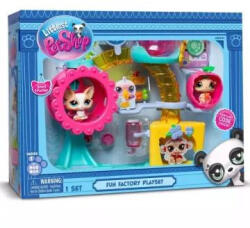 Littlest Pet Shop : Mókagyár játékszett 2 db figurával, 1. széria
