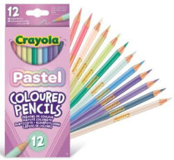 Crayola : Pasztell színes ceruza készlet - 12 db-os (71662033668)