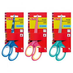 Herlitz Design iskolai olló, hegyes, 17 cm, balkezes (10897171)