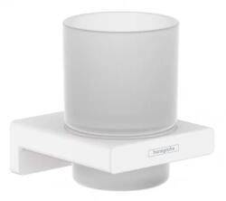 Hansgrohe Suport cu pahar, alb mat (matt white), Hansgrohe AddStoris 41749700 41749700 (41749700)