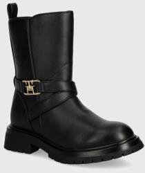 Tommy Hilfiger gyerek bakancs fekete, T3A5-33574 - fekete 33