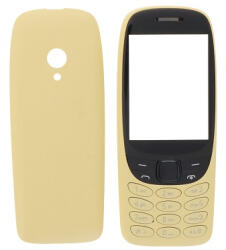 Nokia 6310 2021 előlap keret, akkufedél (hátlap) és billentyűzet, sárga (utángyártott)