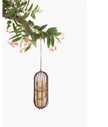 SingingFriend BEAU drót madáretető barna ovális (D006)