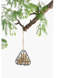 SingingFriend NALA drót madáretető fekete háromszög alakú (D004)