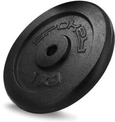 Spokey - SINIS Disc din fontă, 29 mm, 1 kg (5905339444813)