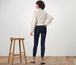 Tchibo Női termotreggings, farmerhatású, sötétkék Sötétkék denim 54