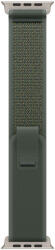 Apple Watch 49mm Loop: Green Trail Loop - S/M - Natural Titanium Finish (mxtn3zm/a)