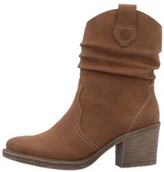 RIEKER Cizme dama, Rieker, Y1284-24-Maro, casual, piele ecologica, scurte, cu toc, maro (Marime: 38)