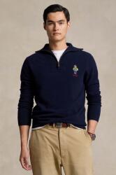 Ralph Lauren gyapjú pulóver meleg, férfi, 710946002 - kék XL