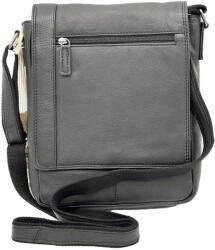  Borseta de Umar Barbati Hunter, din Piele Nappa Neagra, Curea Reglabila, 24x25x6 cm - Eleganta si Functionalitate Premium