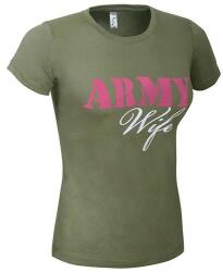 M-Tramp Army wife női póló - khaki színben