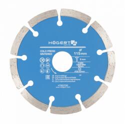 Högert Technik HT6D750 Gyémánt szegmentált fűrészlap 115 (HT6D750)