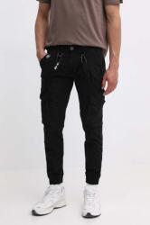 Alpha Industries nadrág férfi, fekete - fekete 33