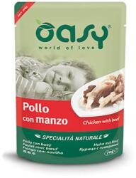 Oasy Oasy Cat Alutasak Natural Csirke Marhával 6x70g