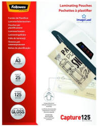 Fellowes Lamináló fólia FELLOWES A/3 125 mikron fényes 25/csom (5396501) - papir-bolt