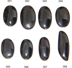  Cabochon Purpurit Namibia Natural - Oval - Picatura - 26-49 x 46-27 x 5-6 mm - 1 Buc