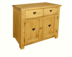 Dobos-Bútor Fenyő 2 ajtós 2 fiókos komód - fenyobutor1 - 87 200 Ft