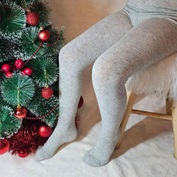 Aura Via Lány pöttyös harisnyanadrág Szürke, 1-3 év 77221