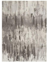 CANVAS Warm Gray, meleg szürke árnyalatú, absztrakt mintás modern szőnyeg 160 x 230 cm